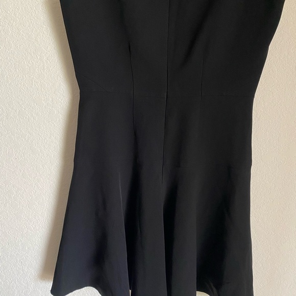 Victoria Victoria Beckham Pleated Top A-Line Elegant Black Sleeveless Dress S - Picture 8 of 13